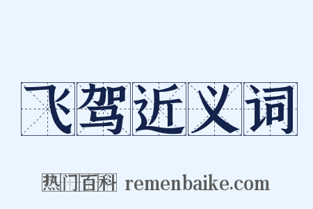 飞驾近义词是什么意思的图片